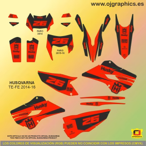 pegatinas para husqvarna