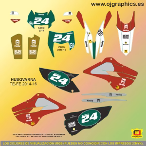 pegatinas para husqvarna
