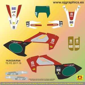 pegatinas para husqvarna