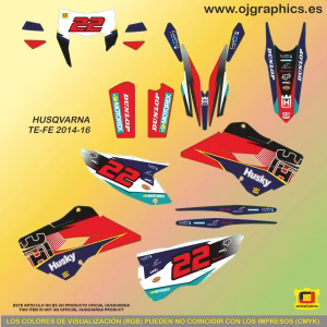 pegatinas para husqvarna