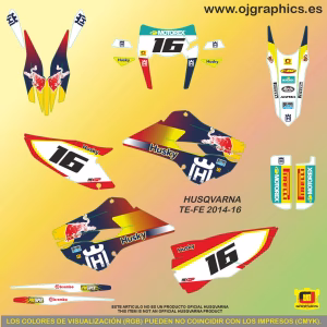 pegatinas para husqvarna
