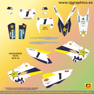 pegatinas para husqvarna