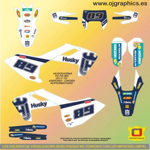 pegatinas para husqvarna