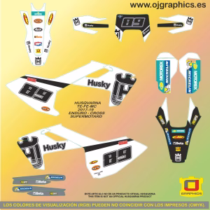 pegatinas para husqvarna