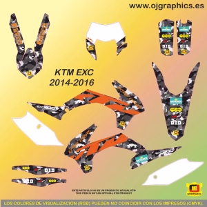 pegatinas para ktm