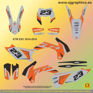 pegatinas para ktm