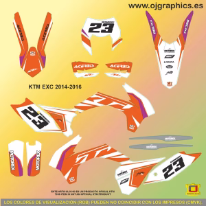 pegatinas para ktm