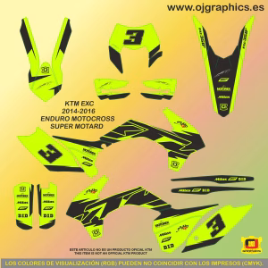 pegatinas para ktm