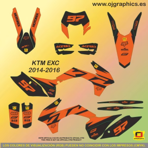 pegatinas para ktm