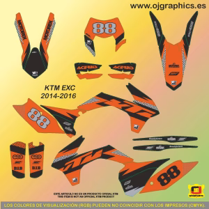 pegatinas para ktm