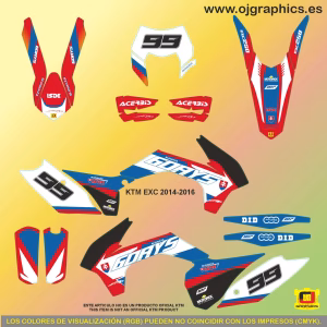 pegatinas para KTM