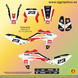 pegatinas para husqvarna