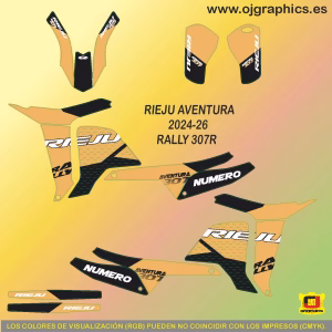PEGATINAS PARA RIEJU RALLY 307