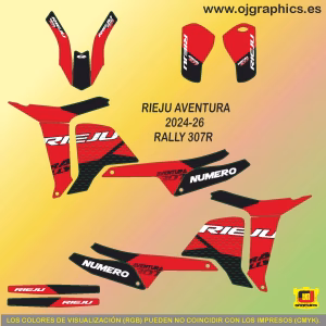 PEGATINAS PARA RIEJU RALLY 307