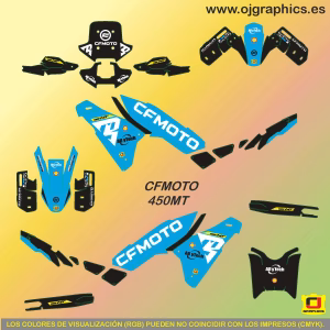 pegatinas para cf moto mt450