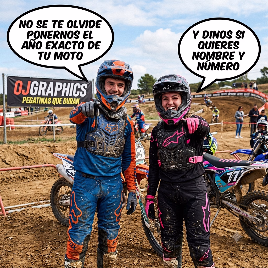 Kit Adhesivos para GASGAS EC-MC 2018-20 Toro de Fuego Yellow - Imagen 2