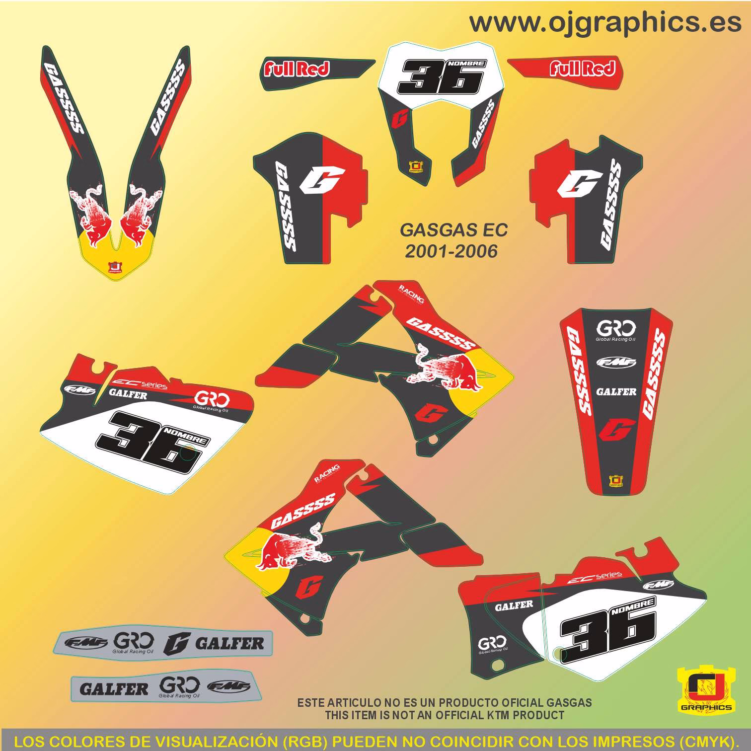 pegatinas para gasgas