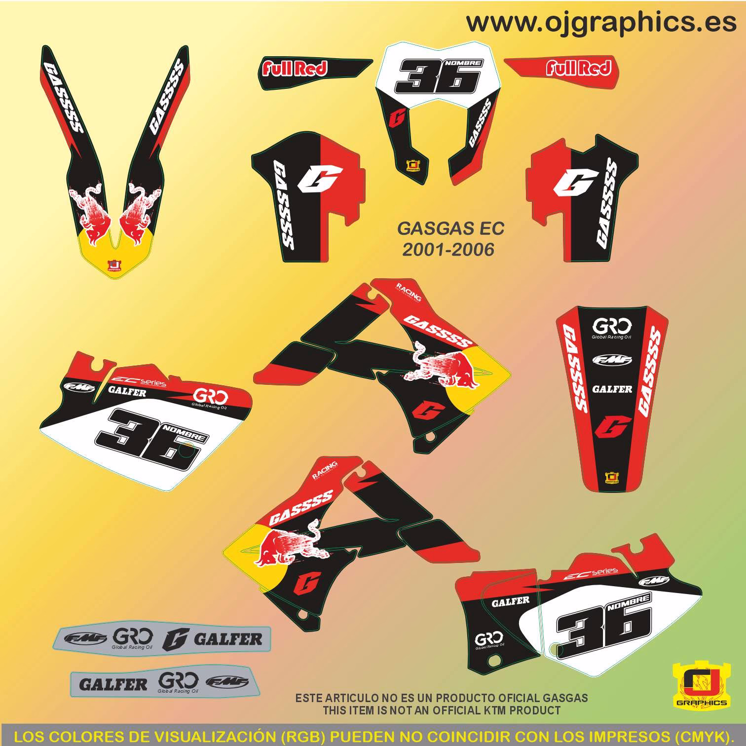 pegatinas para gasgas