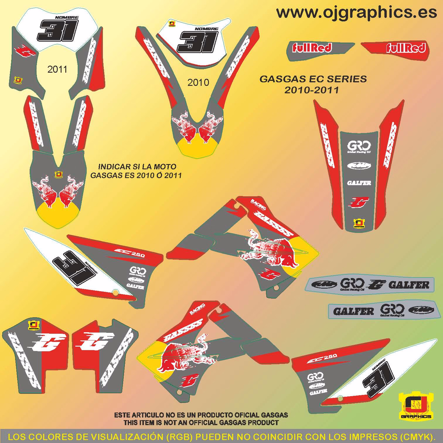 pegatinas para gasgas